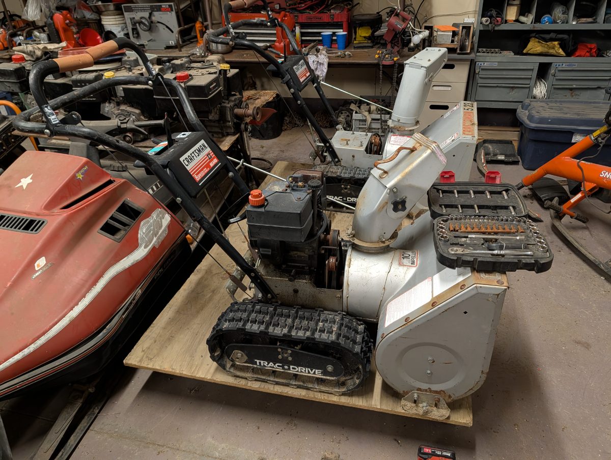 3 Craftsman 5/23 Tracked Snowblowers