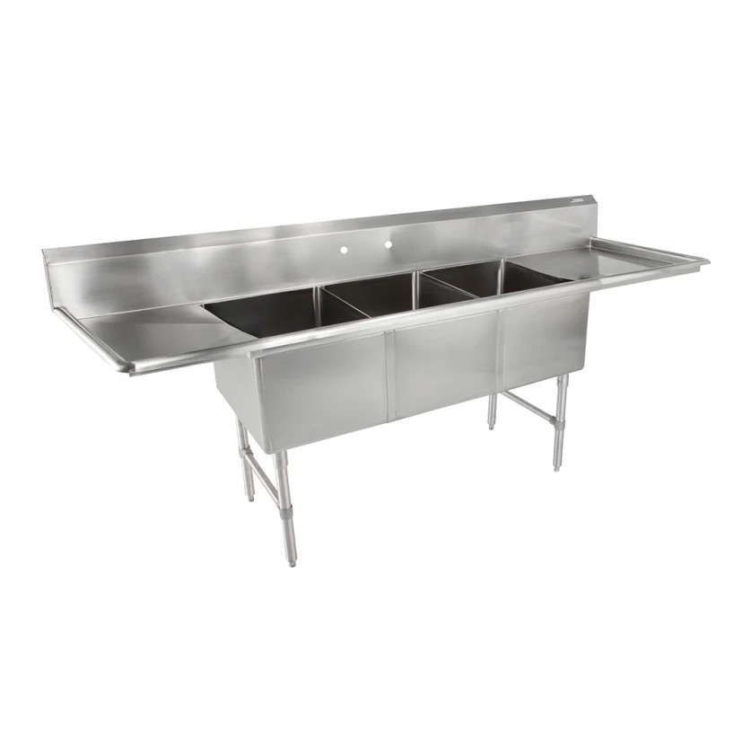 Boos 3 Compartment Sink